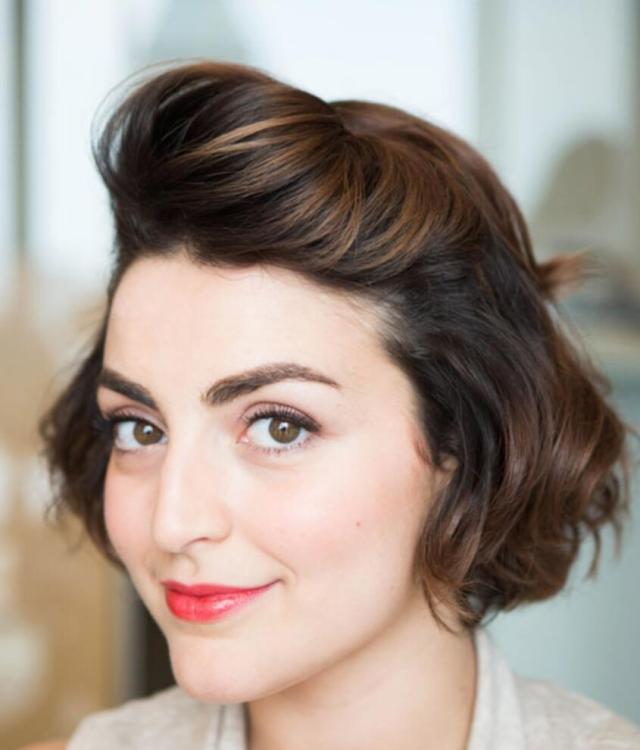 Quiff hairstyle for women