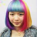Short Rainbow Bob Hairstyle 2013