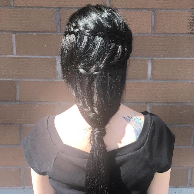 Raven Black braid