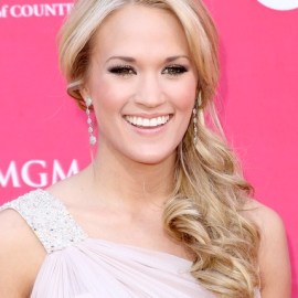 Red Carpet Side Ponytail for Homecoming