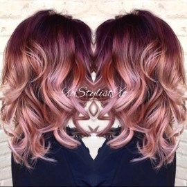 Red Ombre Hair Ideas