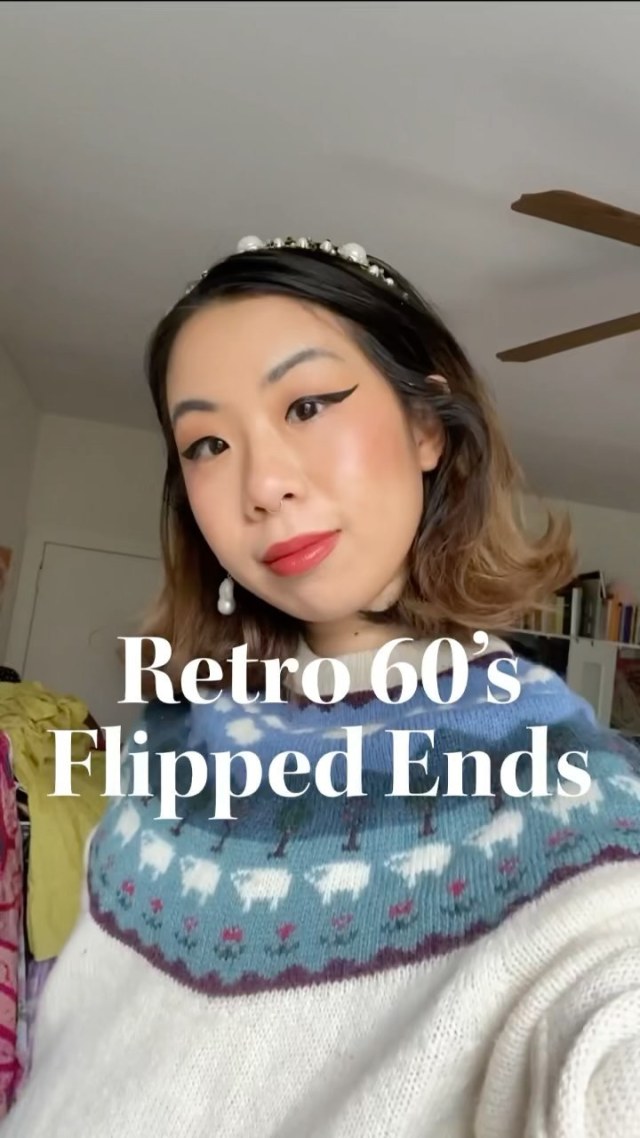 Retro 60s Flipped Ends
