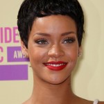 Rihanna Latest Short Black Boy Cut