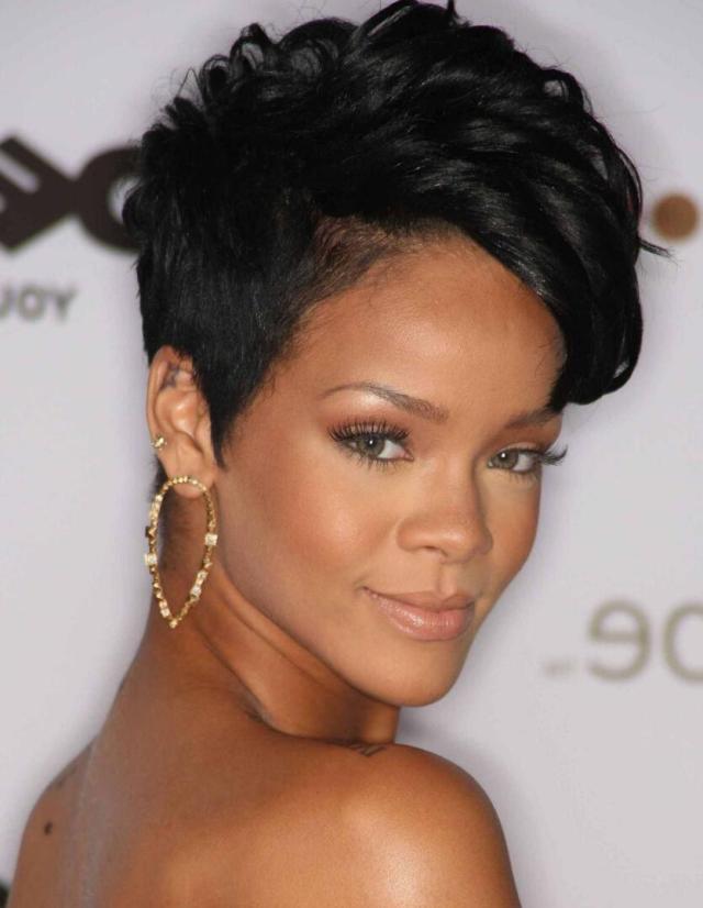 Rihanna The Pixie Length Undercut