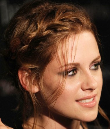 Romantic  Loose Braided Bun Updo Romantic  Loose Braided Bun Updo
