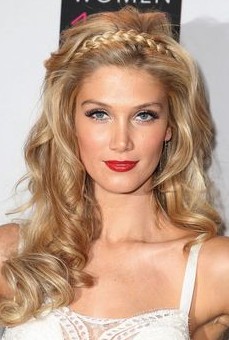 Romantic Braided Long Blonde Hairstyle for 2014