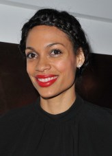 Rosario Dawson Braided Updo for African American  Rosario Dawson Braided Black Updo for Black Women