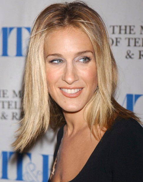 Sarah Jessica Parker Lob With A Fringy Finish