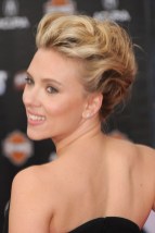 Prom Hairstyles 2025: Scarlett Johansson Bobby Pinned Updo Hairstyle Prom Hairstyles 2013: Scarlett Johansson Bobby Pinned Updo Hairstyle