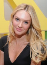 Candice Swanepoel Sexy Long Blonde Center Part Hairstyle Candice Swanepoel Sexy Long Blonde Center Part Hairstyle
