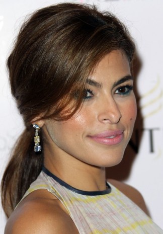 Sexy Sophisticated Ponytail with Side Bangs Sexy Sophisticated Ponytail with Side Bangs