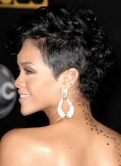 Short Black Curly Hairstyle