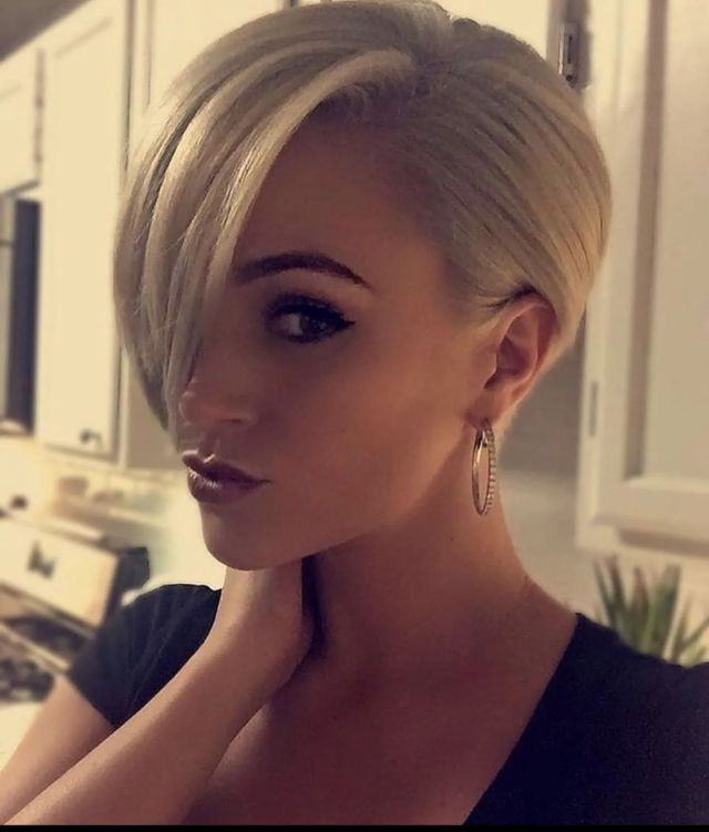 short bob cut for fine hair