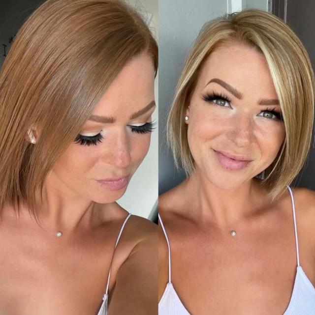 short bob hairstyle for women over 50