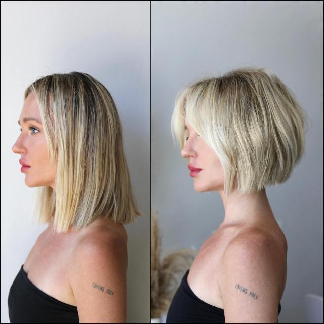 short modern bob haircut