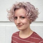 short pink curly hair styles for women 1 short pink curly hair styles for women 1