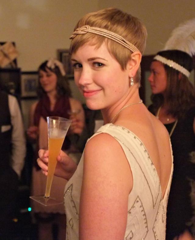 short pixie haircut for party