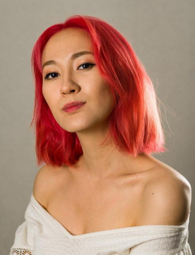 short red hair