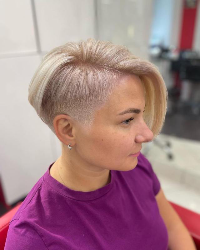 side shaved pixie
