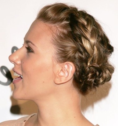 Side view of Braided Bun Updos Side view of Braided Bun Updos