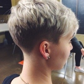 Side View of Pixie cut