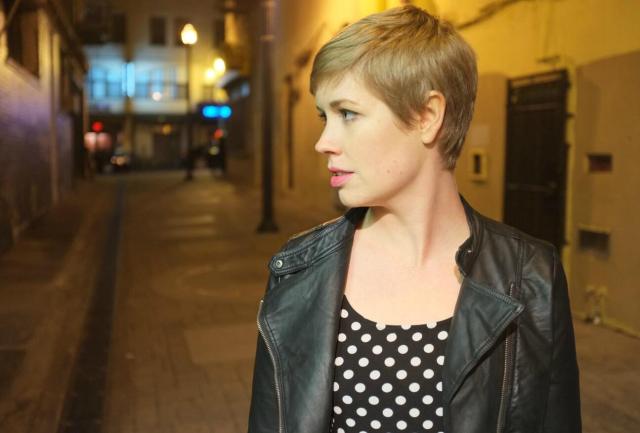 side view of pixie cut