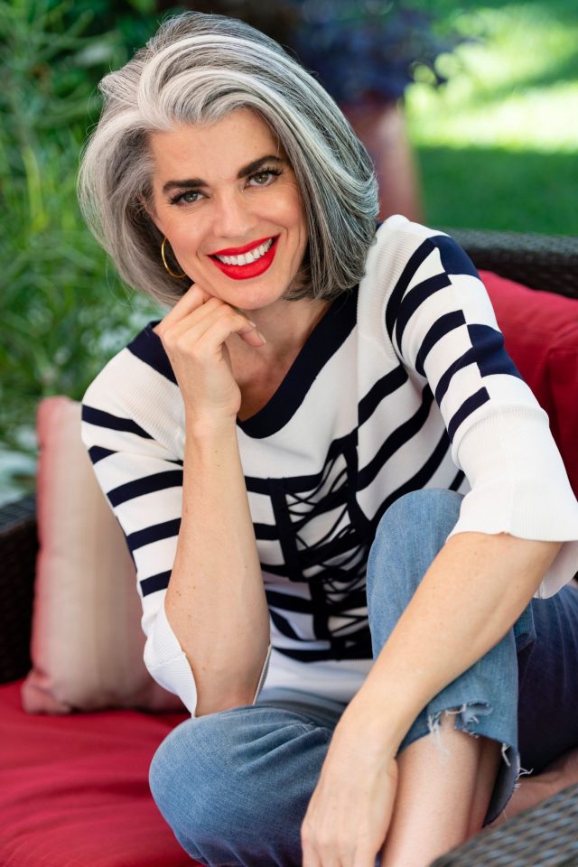 Skunk Stripe Hair styles 1