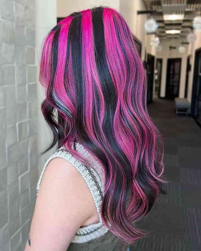 Skunk Stripe Hair styles 15