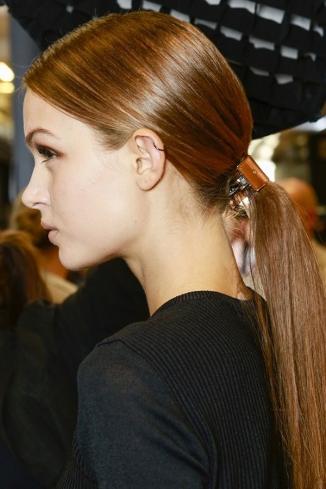 Sleek Low Ponytail