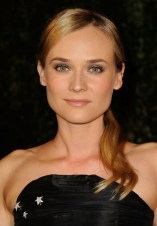 Sleek Side Ponytail Hairstyle from Diane Kruger  Sleek Side Ponytail Hairstyle from Diane Kruger