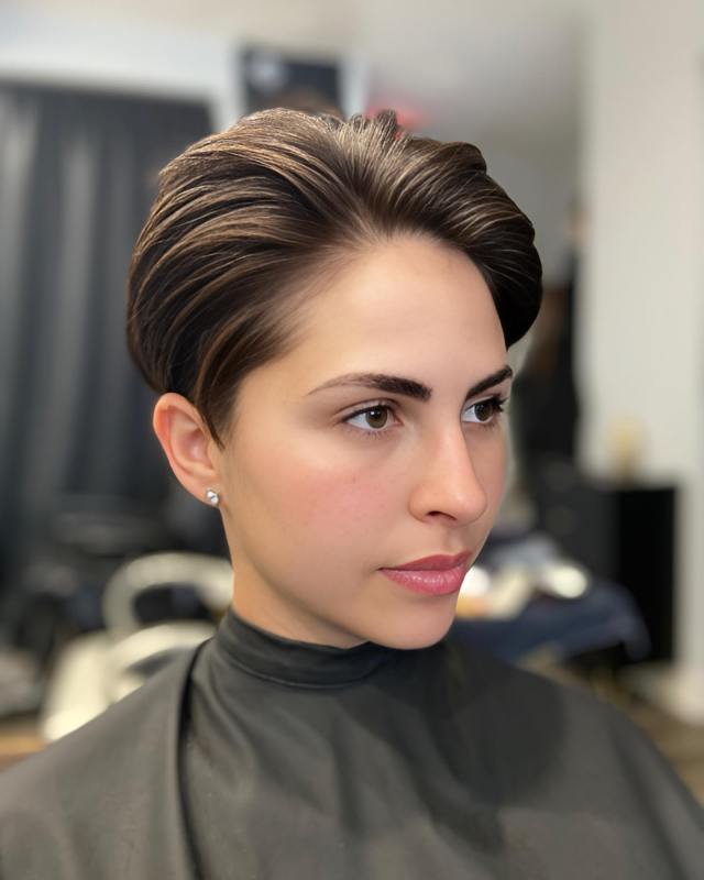Slicked Back Hair for women