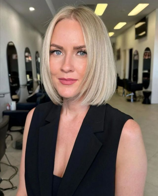 so sleek blunt bob