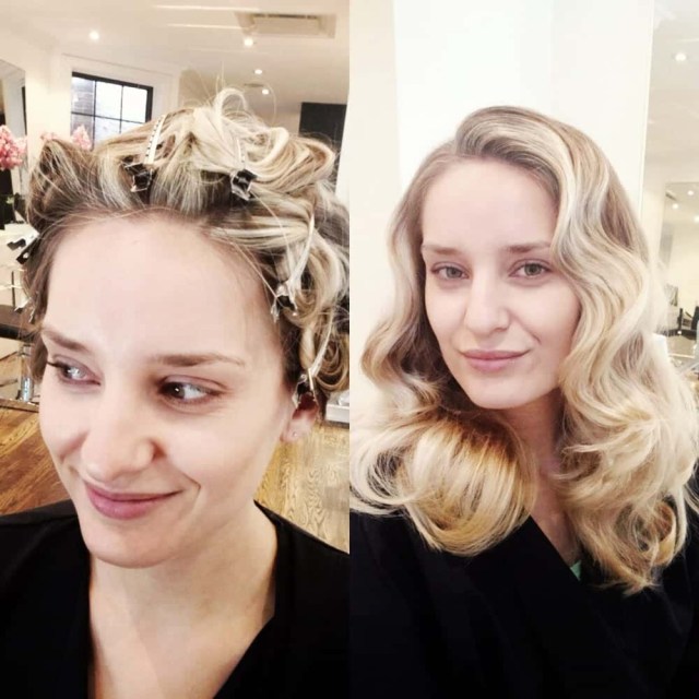 soft curly hair