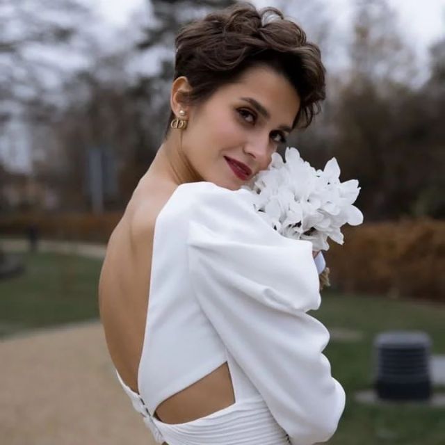 soft wavy pixie cut