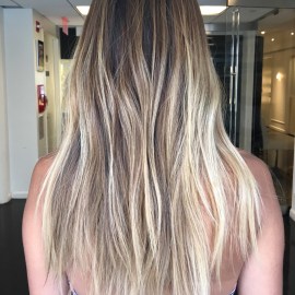 sombre hair style