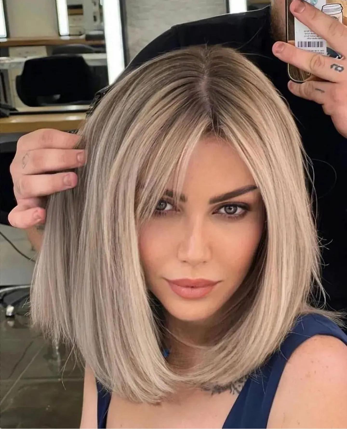 straight bob haircut