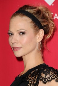 Tamara Braun Cute Messy Updo with Headband Tamara Braun Cute Messy Updo with Headband