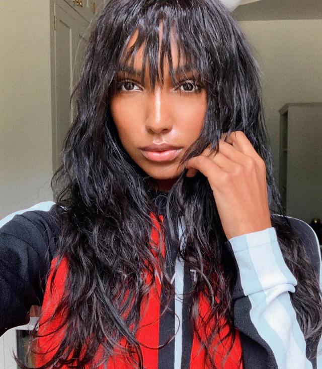 Textured Bangs