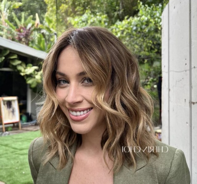 Textured Long Bob with Layers