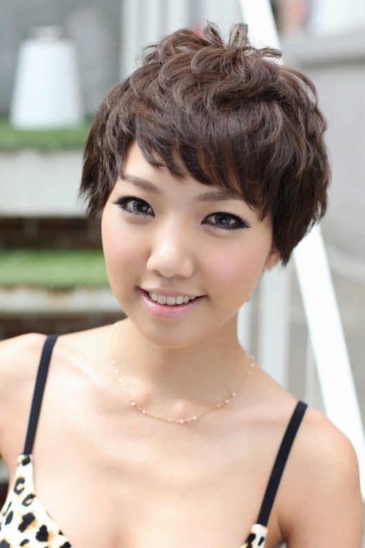 Textured Short Haircut for Women