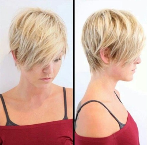 textured short pixie cut for medium and thick hair