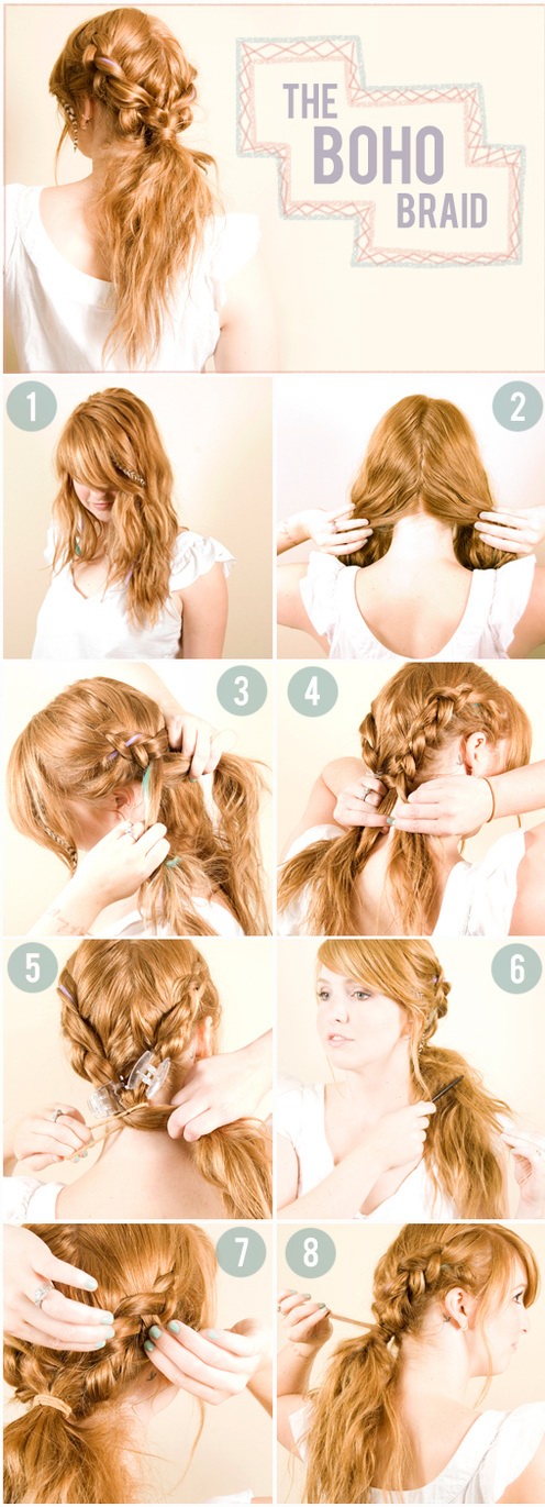 The Boho Braid Tutorial - How to do Messy Boho Braid