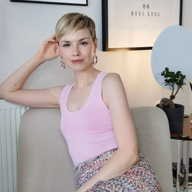 The Classic Pixie cut with Bangs