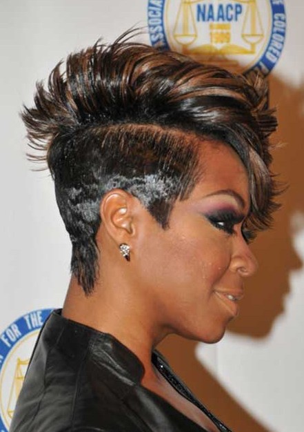 Trendy Short Black Haircut for African American Women