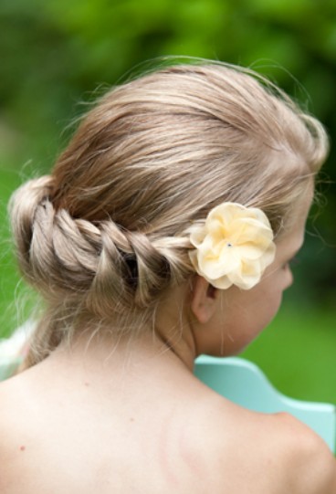 Twist Braid with Flowers Twist Braid with Flowers