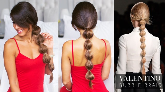 Valentino bubble ponytail