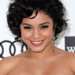 Vanessa Hudgens Black Curly Bob Haircut