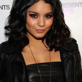 Vanessa Hudgens Medium Black Hairstyles