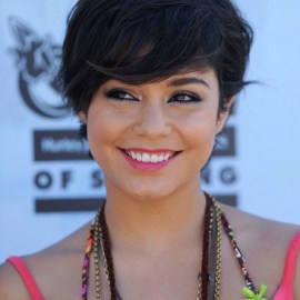 Vanessa Hudgens Short Hairstyle with Bangs for Summer