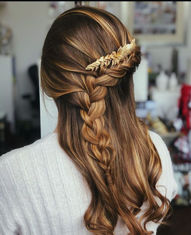 Waterfall Braid for long hair